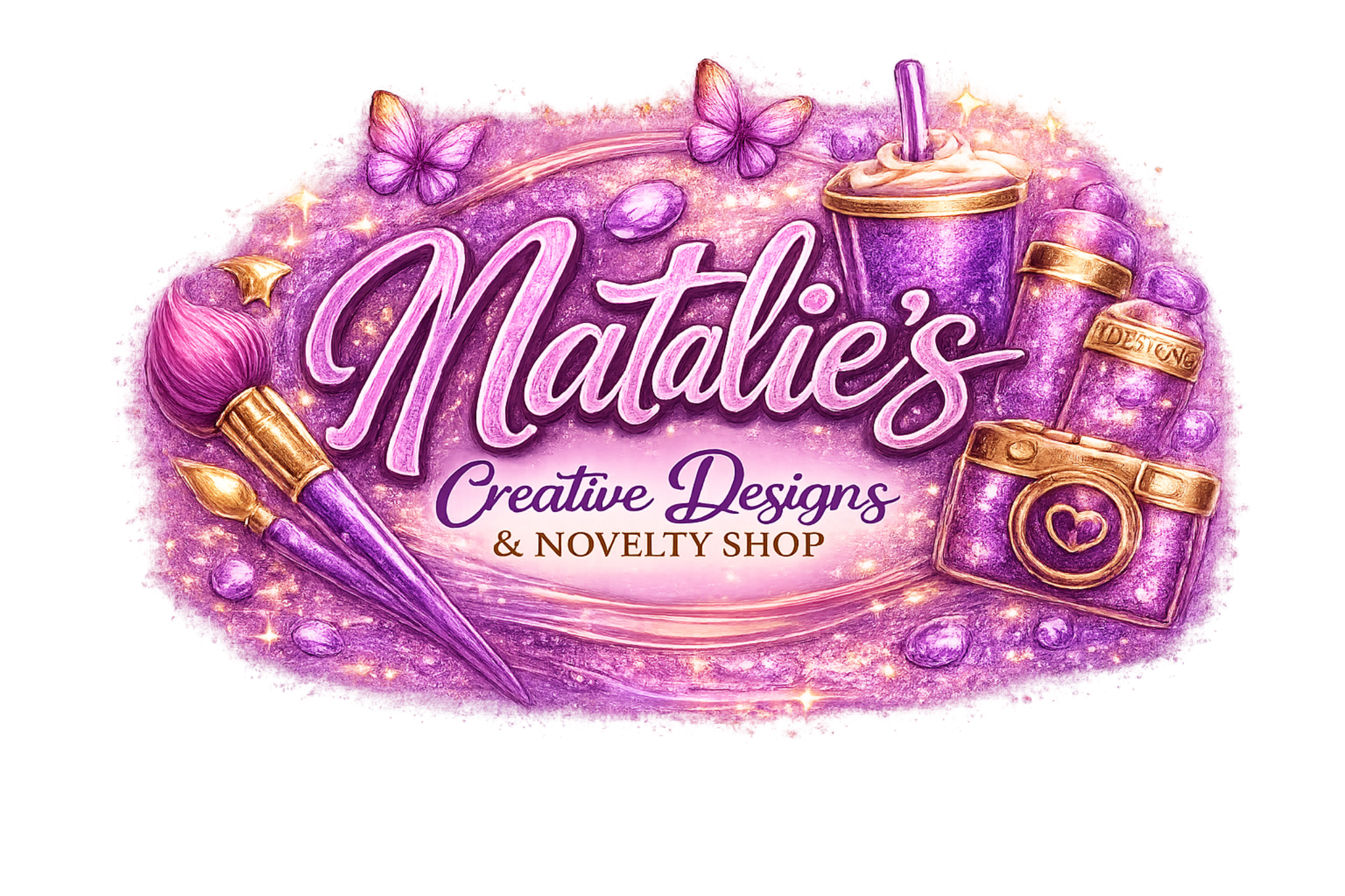 Natalie's Creative Designs & Novelty Shop logo